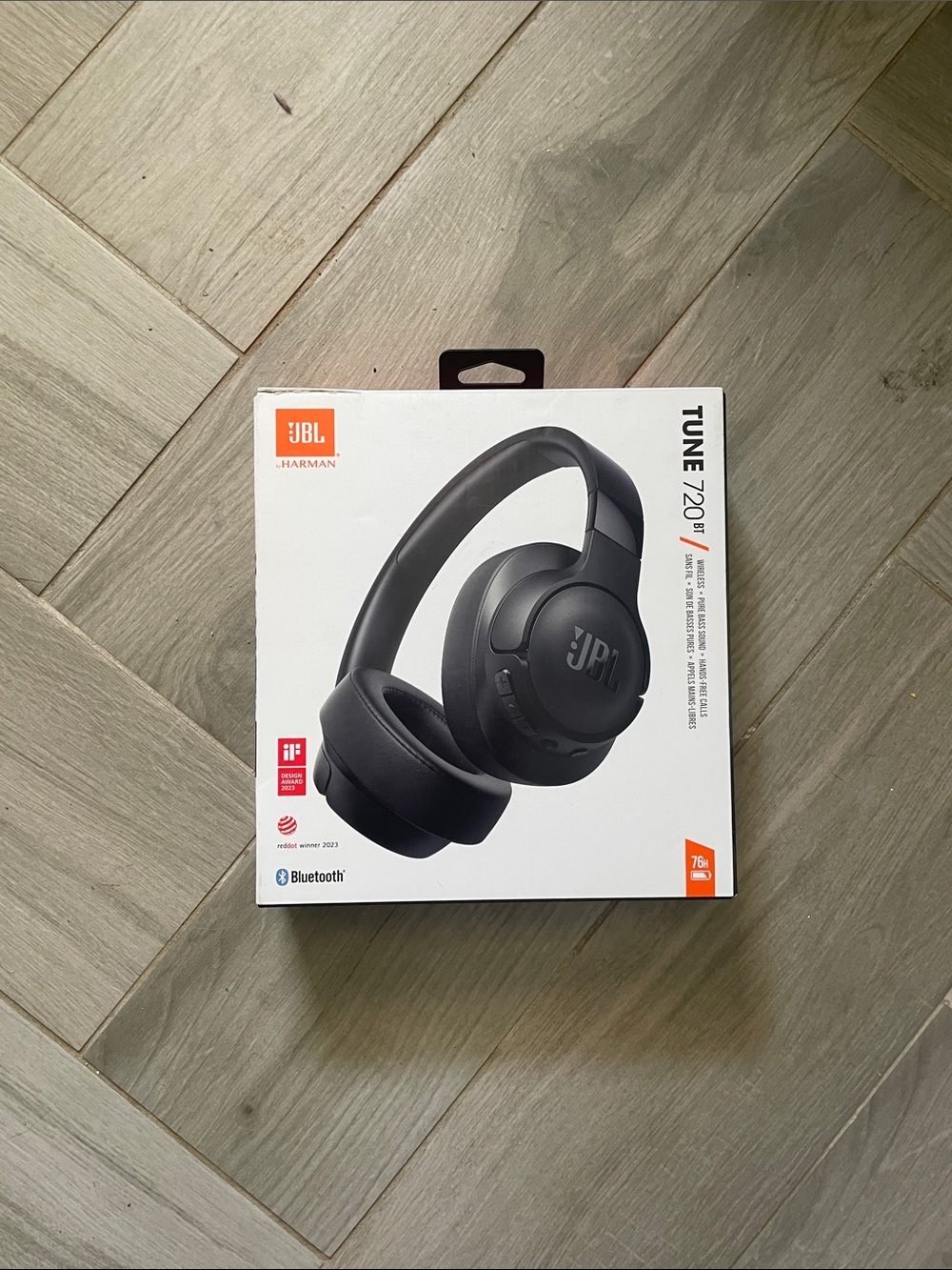 JBL Tune 720BT Wireless Headphones - Black